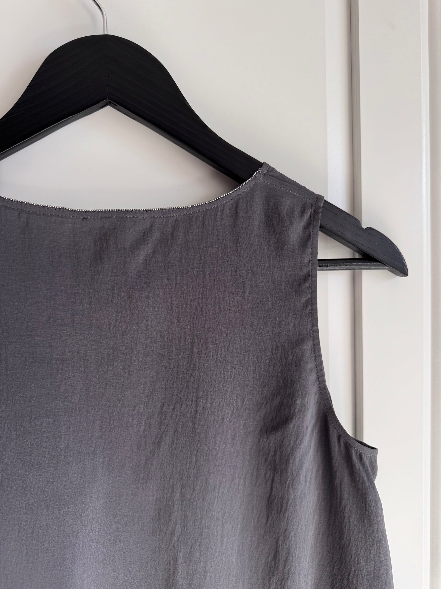 Brunello Cucinelli asymmetrical sleeveless blouse