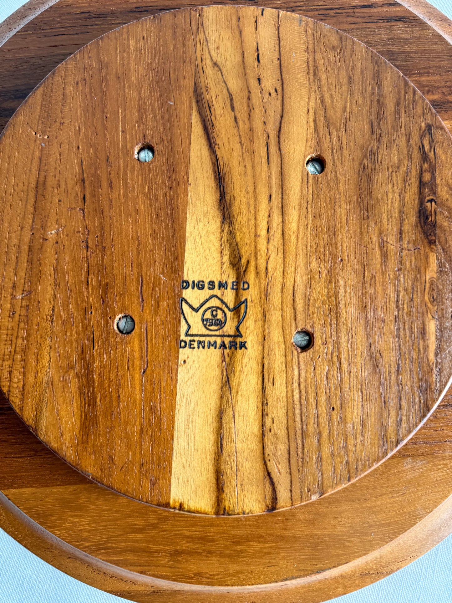 1960's vintage danish 'Lazy Susan' tray by Digsmed