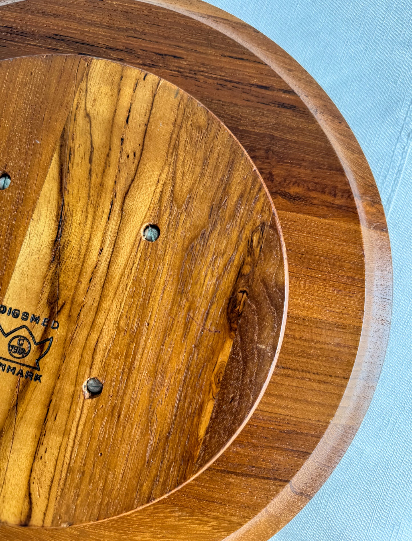 1960's vintage danish 'Lazy Susan' tray by Digsmed