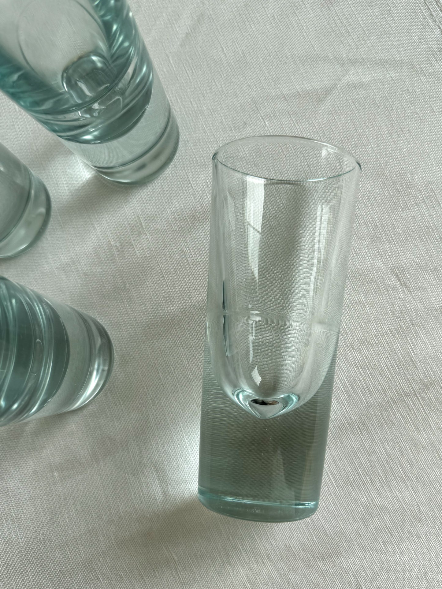 Vintage Carlo Moretti Heavy Bullet Cocktail Glasses - Made in Italy