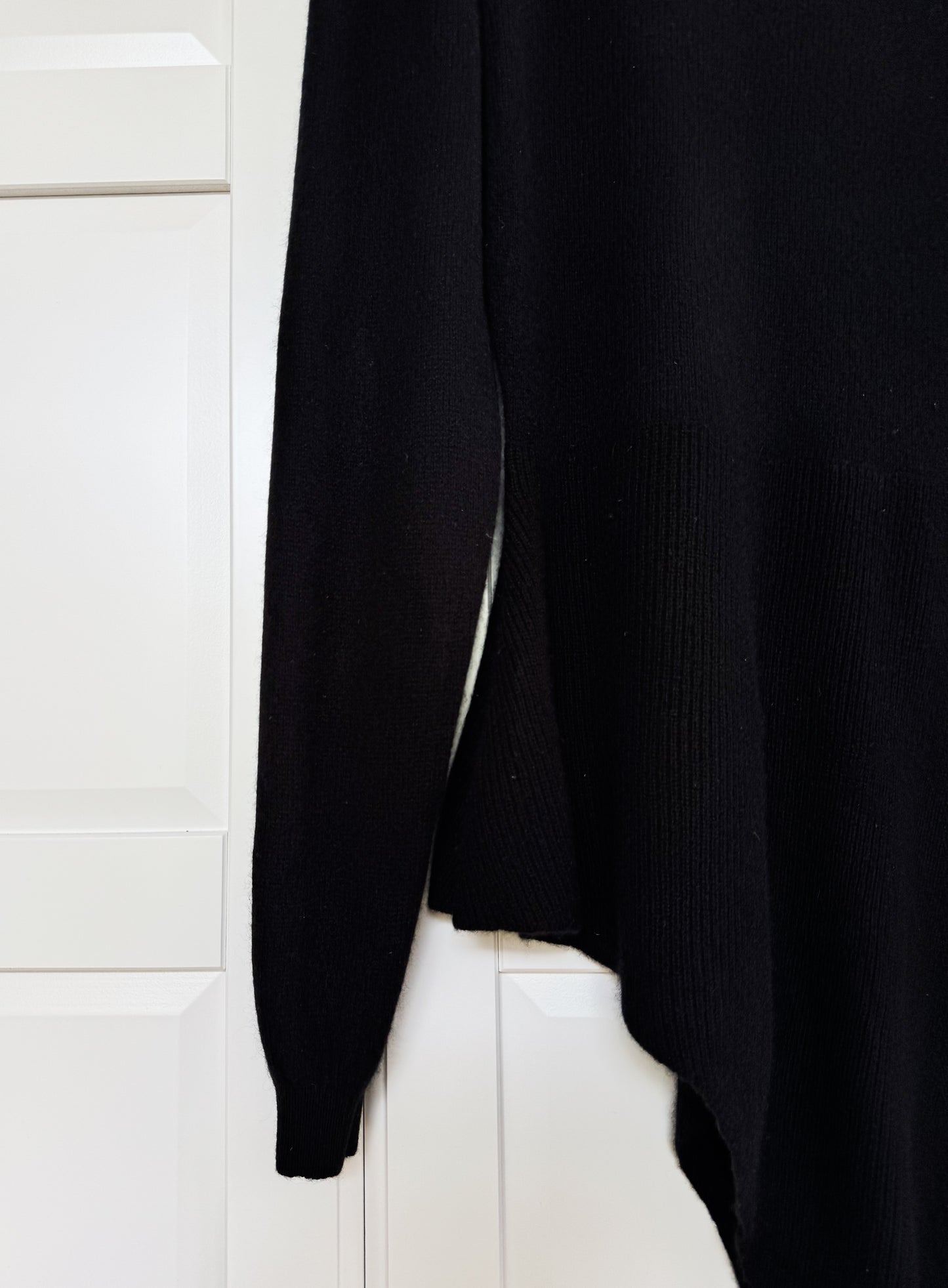 Khaite ‘Esme’ cashmere sweater with side drape