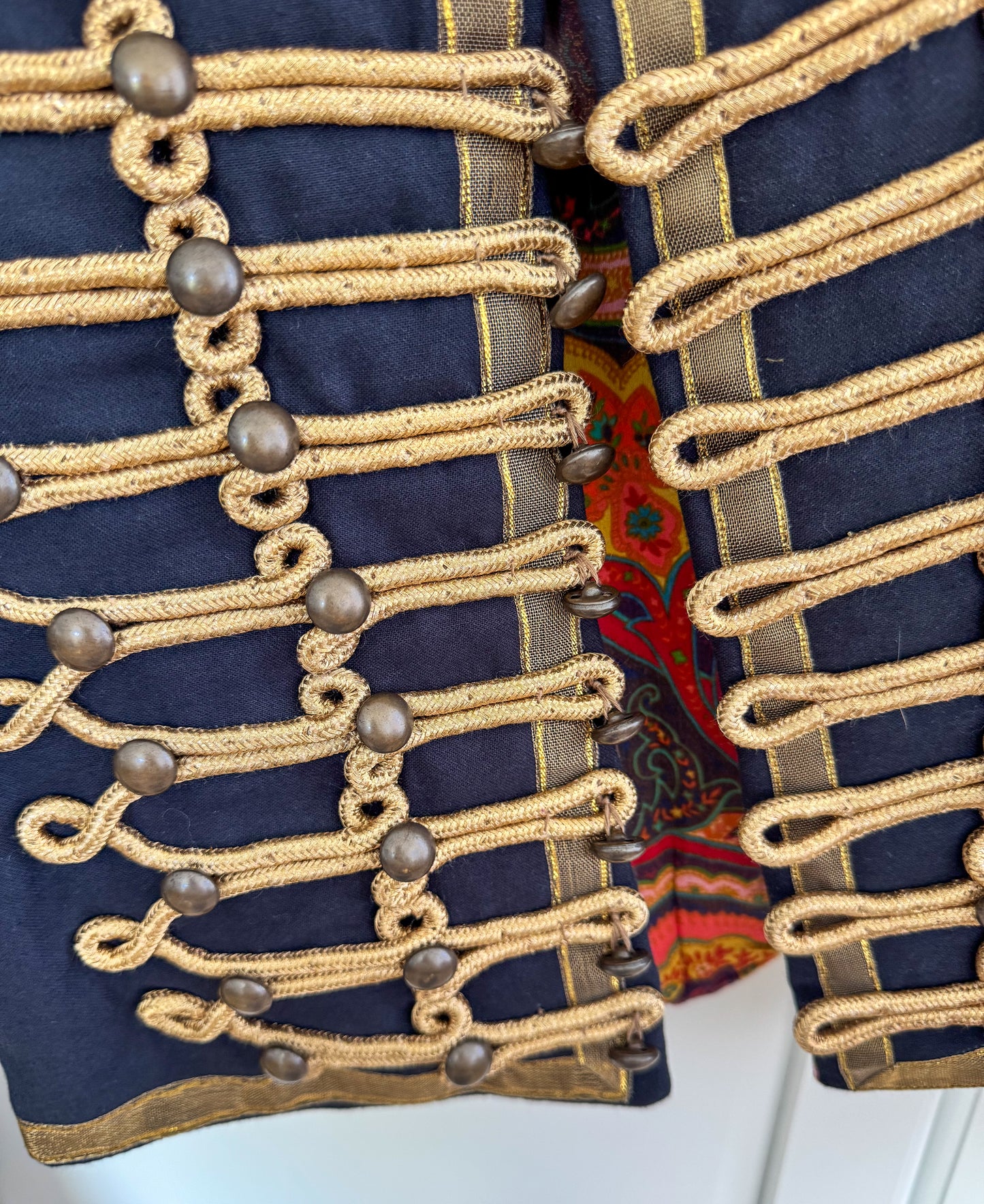Etro braid-detail military style jacket
