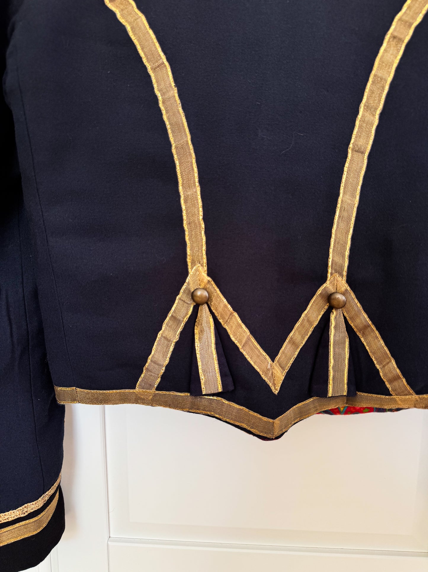 Etro braid-detail military style jacket