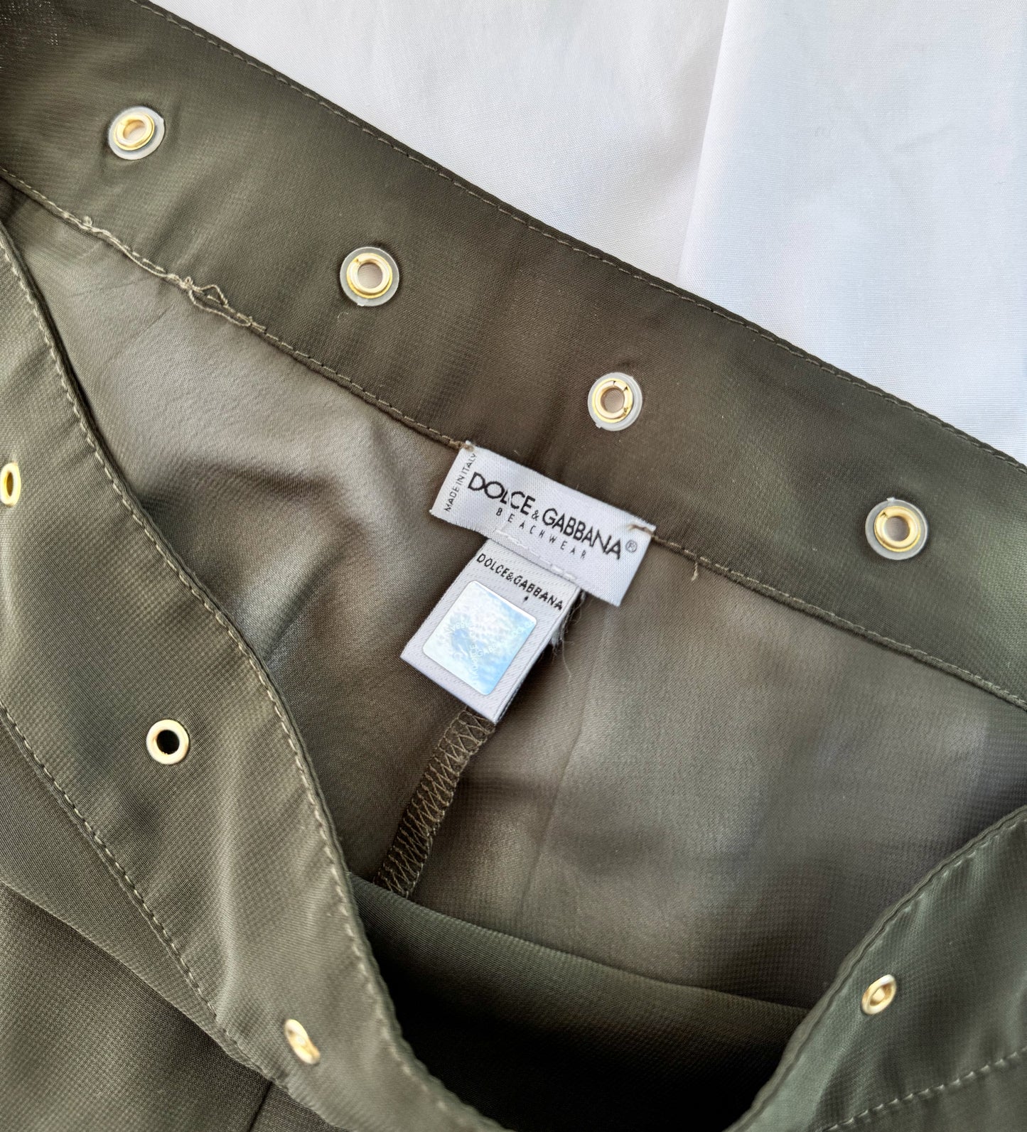 Dolce&Gabbana beachwear khaki pants