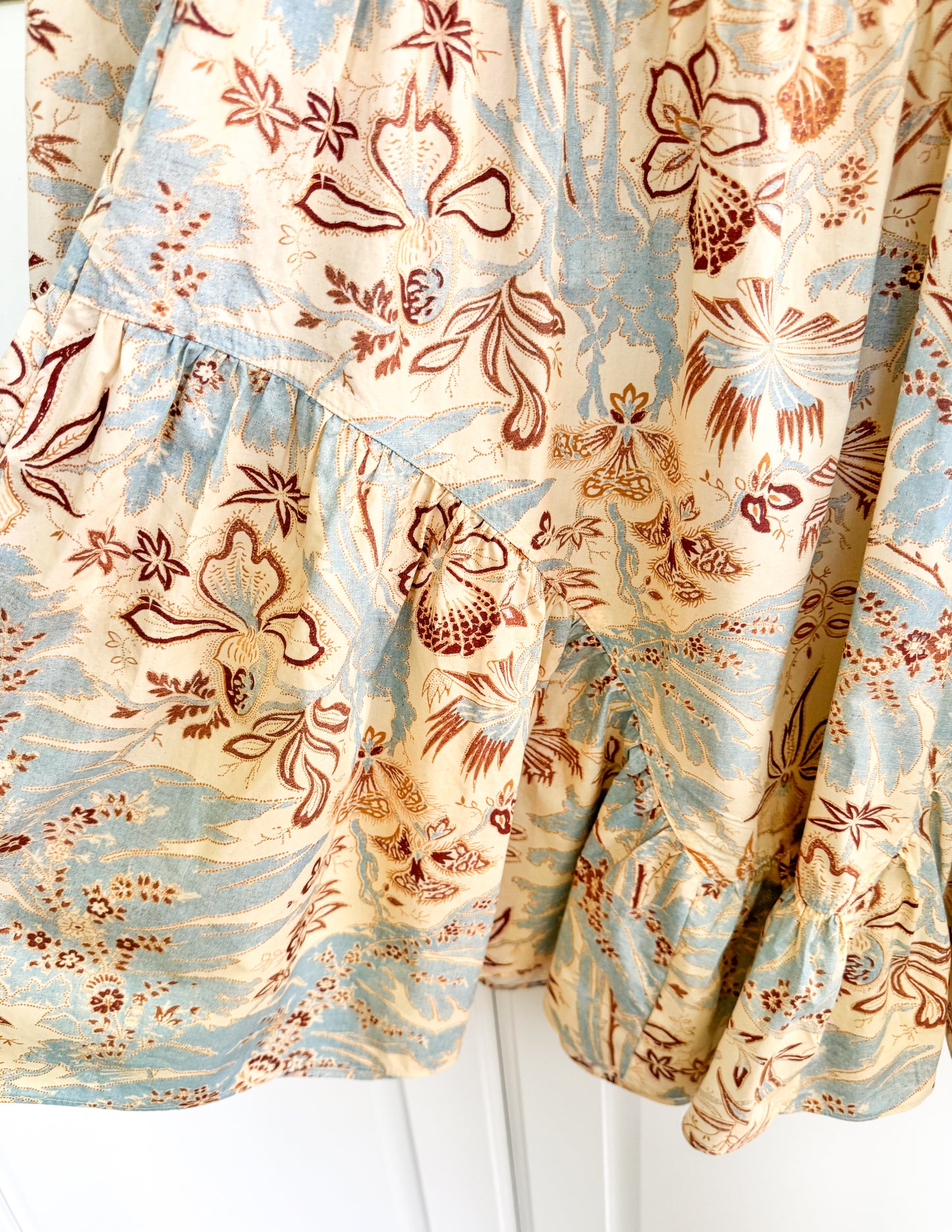 Ulla Johnson ‘Leiko’ blue floral dress