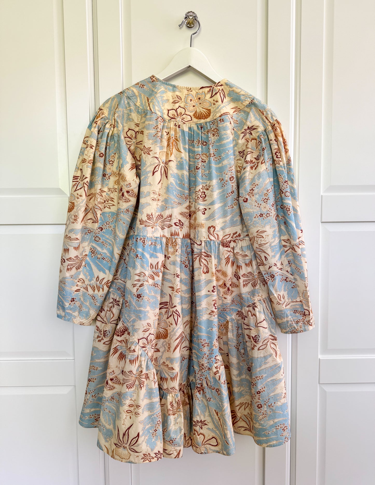 Ulla Johnson ‘Leiko’ blue floral dress