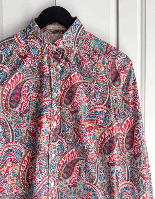 Etro multicolor button-up shirt