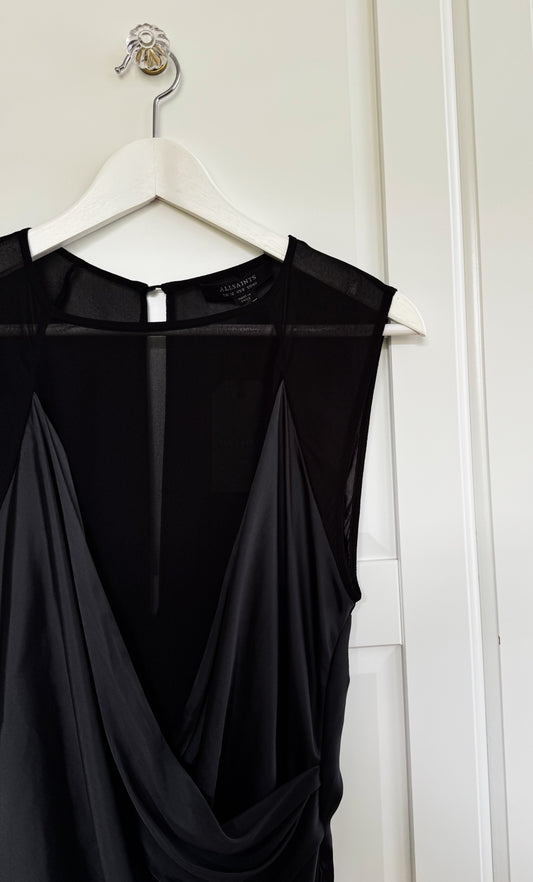 AllSaints ‘Carlotta’ black dress