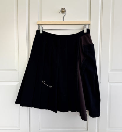 Comme Des Garcons x h&m wool pleated skirt