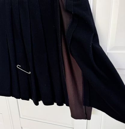 Comme Des Garcons x h&m wool pleated skirt