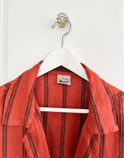La Bottega di Brunella striped linen jacket
